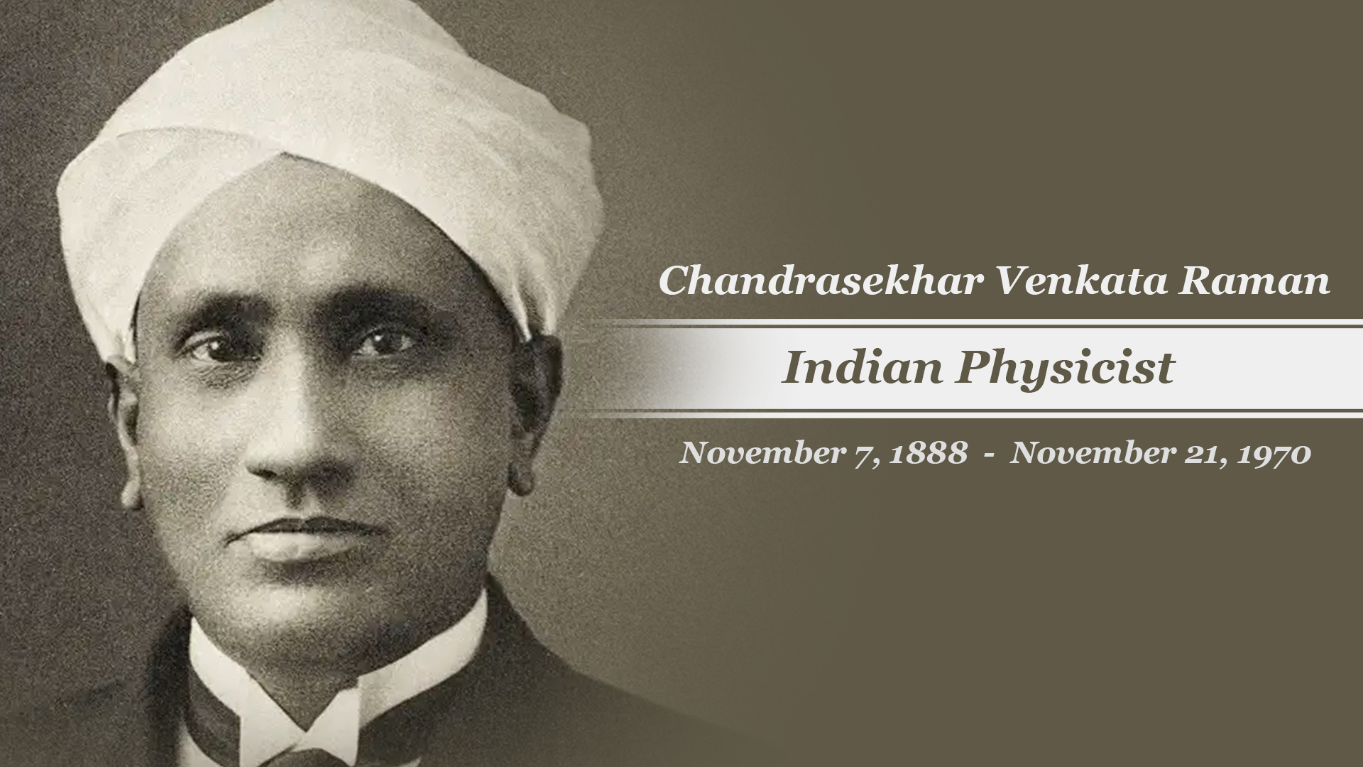 C. V. Raman: The one who understood the language of light